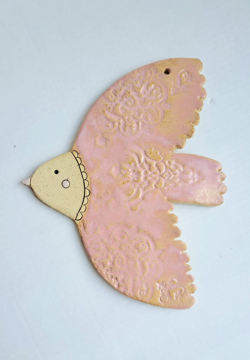 Ptáček Ornament Růžový