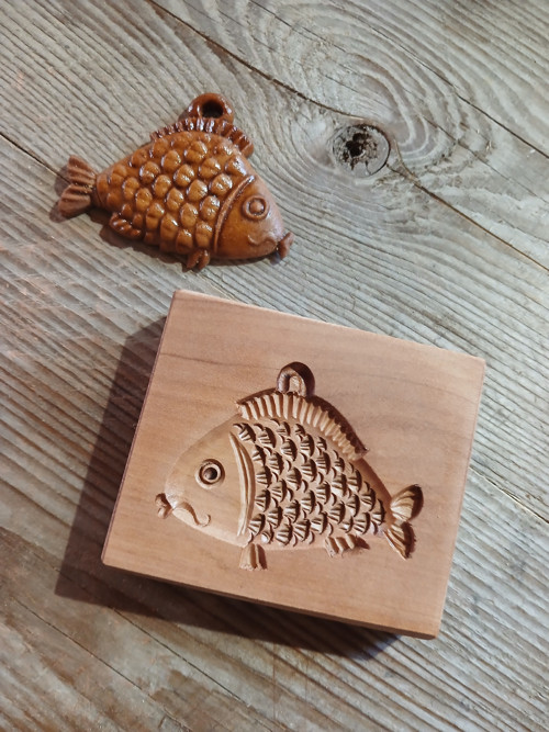 Forma kapřík 6x5 cm