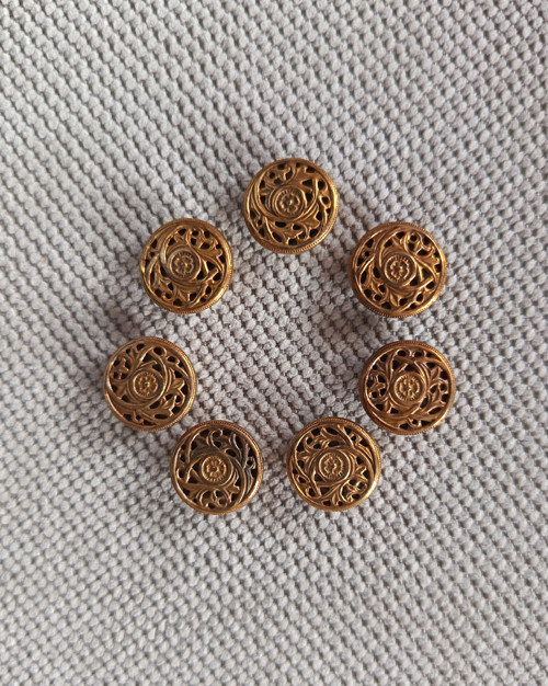 Vintage filigránové knoflíčky