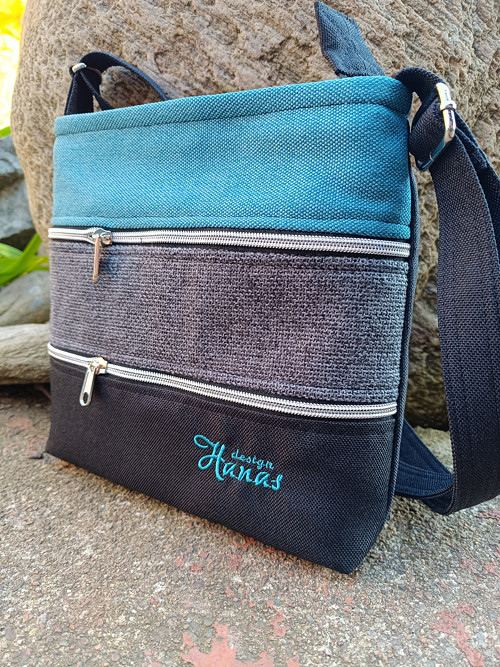 Kabelka pruhovaná mini — foto 1
