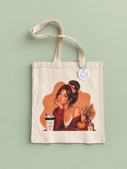 Plátěná taška Podzim/ Tote canvas autumn bag