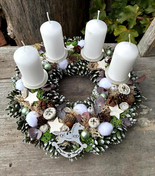 Zelený přírodní Advent