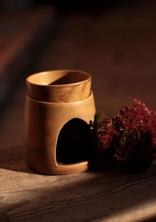 Keramická aromalampička "Vůně skořice"