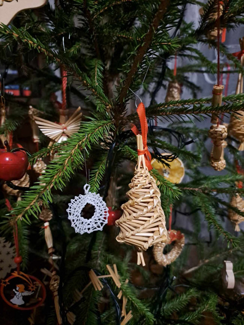 Vánoční ozdoba - 3D mini koule č.62