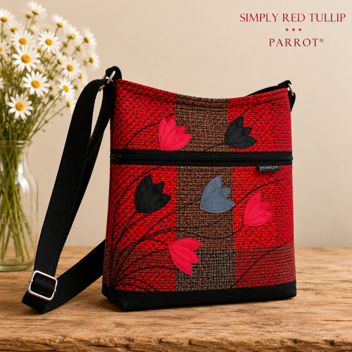 SIMPLY RED TULLIP kytice - bag no.009 * PARROT®