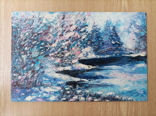 Obraz 20x30, zima