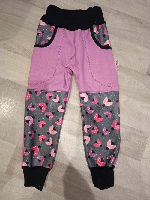 Beránkové Softshellové Kalhoty Vel 98 - Berůšky