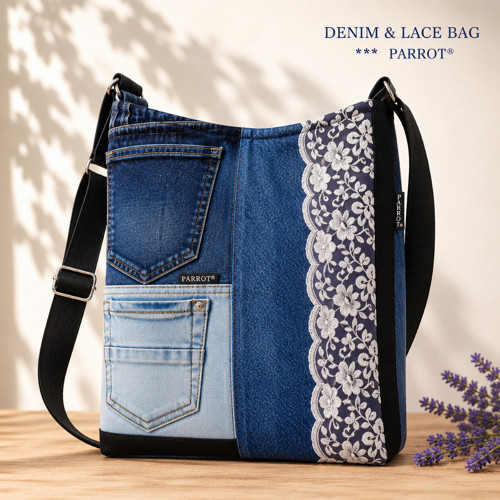 DeNIM & LACE BAG *** PaRROT® — foto 1