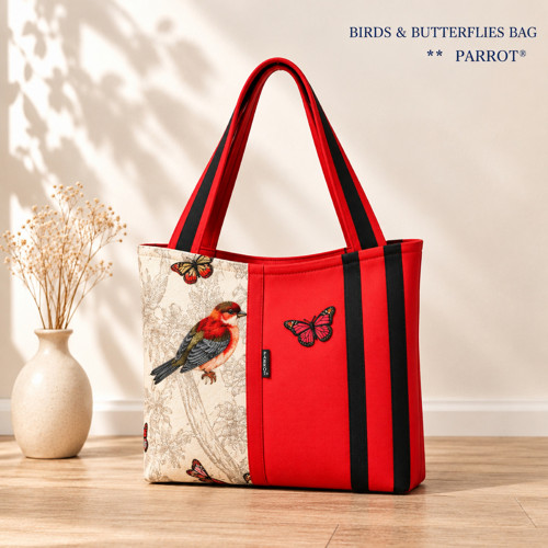 Birds & Butterflies Bag ** no.4* Parrot®