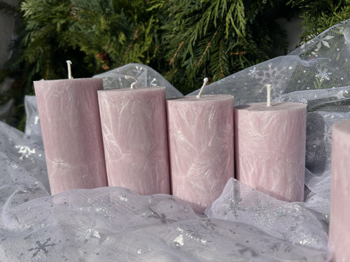 Ø 5,6 ↑8,9,10,11cm palmové svíčky - sakura