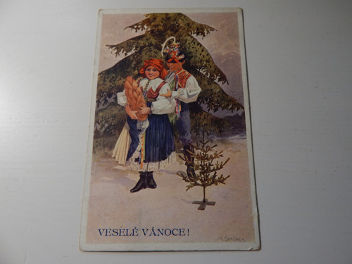 VESELÉ VÁNOCE - K. ŠIMůNEK - r. 1912