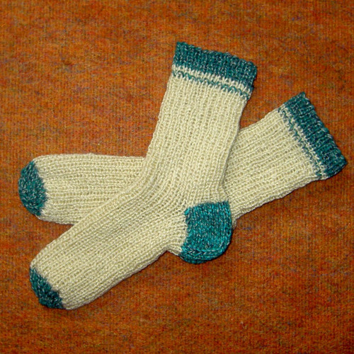 Pletené teplé ponožky — foto 1