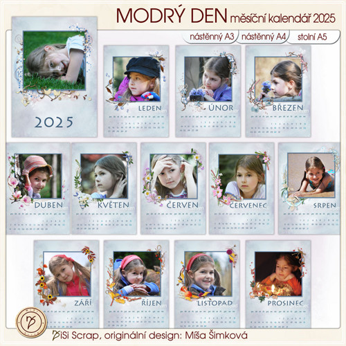 Kalendář 2025 - velké rámečky — foto 1