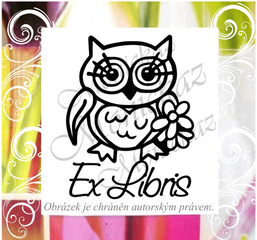 Ex libris sovička. Razítko. — foto 1