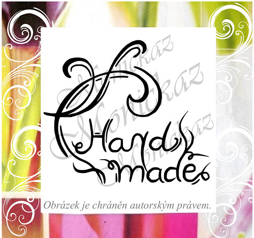 Hand made s ornamenty. Razítko. — foto 1