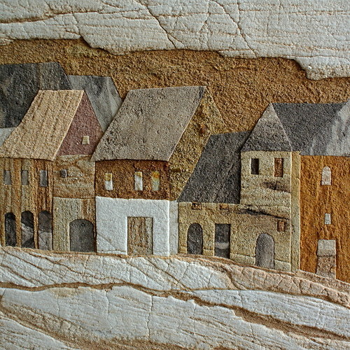 HLUBINY, pískovcový obraz