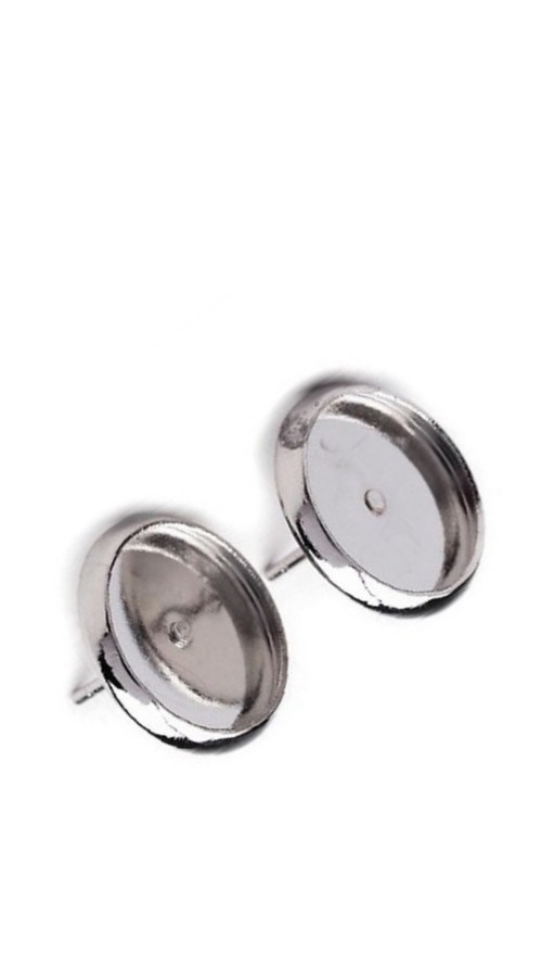Puzety s lůžkem Ø10mm/PLATINA-1pár