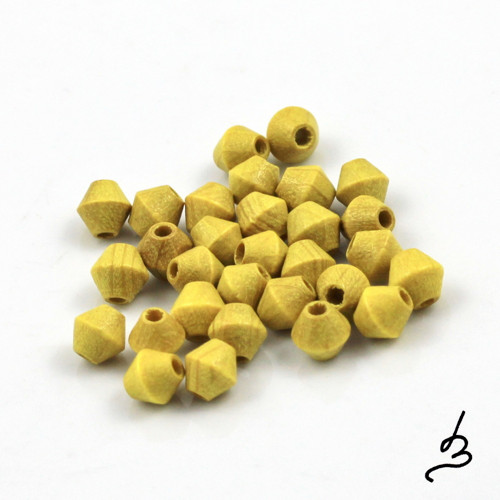 Dřevěné žluté 6/6 mm - bal. 30 ks