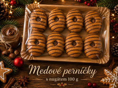 Medové perníčky s nugátem 100 g