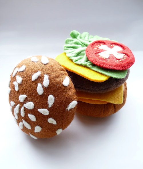 Návštěva u " Meka " - hamburger
