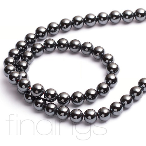 Hematit 8mm / návlek 40cm (54 kusů)