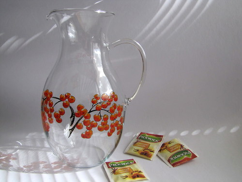 Džbán s jeřabinou - 1,5 l - ruční malba
