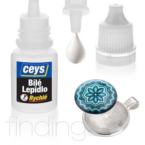 Bílé lepidlo rychleschnoucí / 7 ml — foto 1