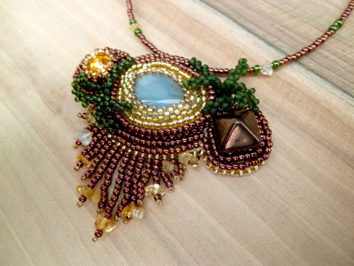 Náhrdelník Oasis s aragonitem a Swarovski
