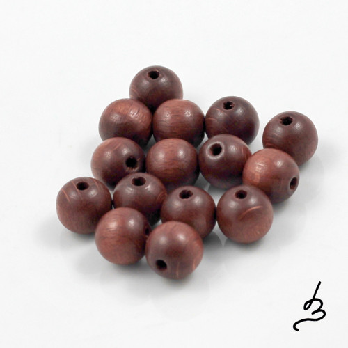 Dřevěné čokoládové pr. 10 mm - bal. 15 ks