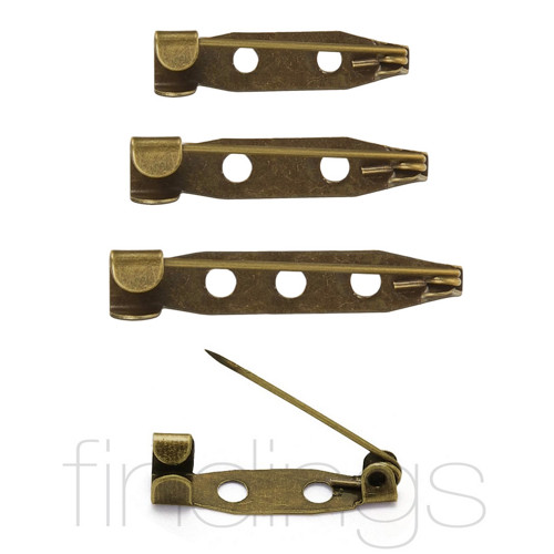 Brožový špendlík STAROBRONZ / 3ks / 20mm