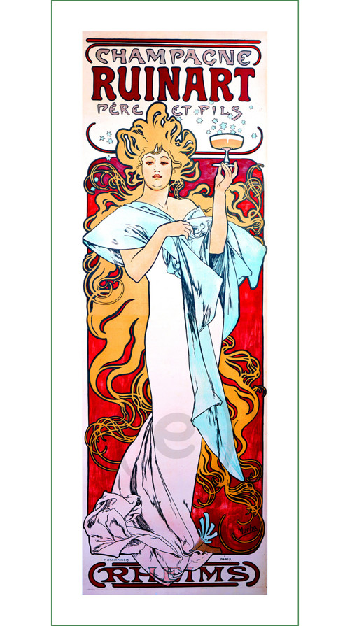 Látkový panel - Alfons Mucha (54)