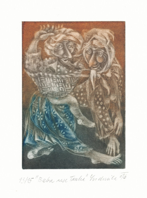 Grafika "Baba nese turka" 13/15