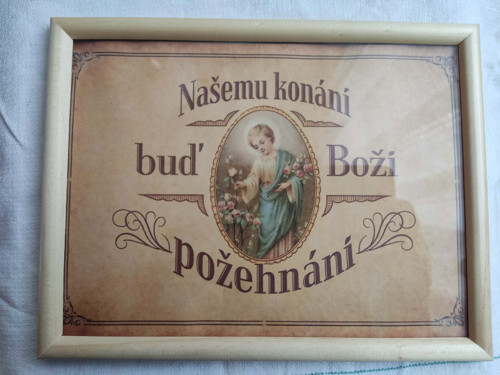 DOMÁCÍ POŽEHNÁNÍ PANNA MARIE-22/16 cm