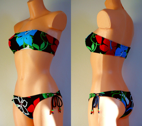 Bikini Bandana Black Orchid