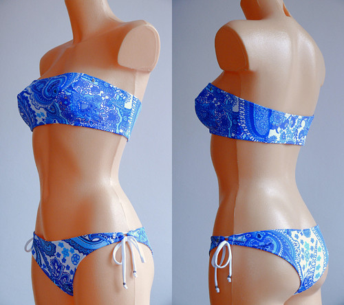 Bikini Bandana/Blue Cashmere — foto 1