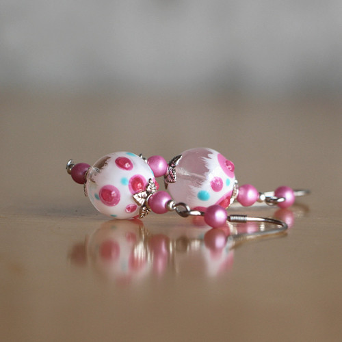 Imitation lampwork beads