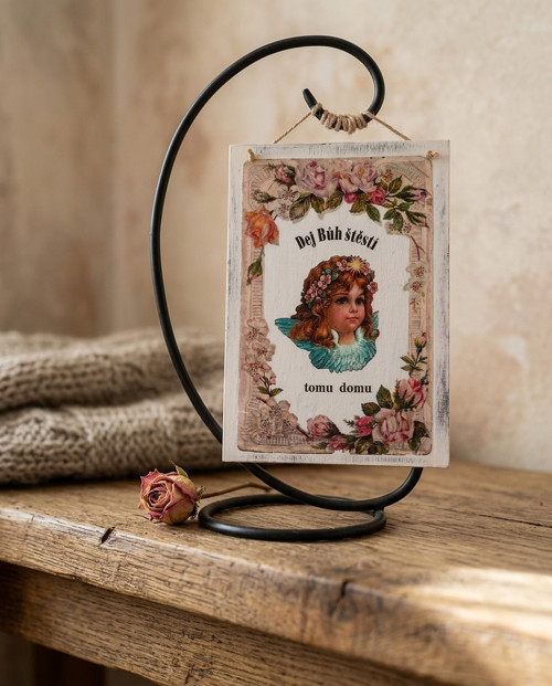 Vintage cedulka "Domácí požehnání III"