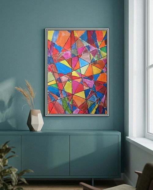 Plakát Abstracto III autorská grafika