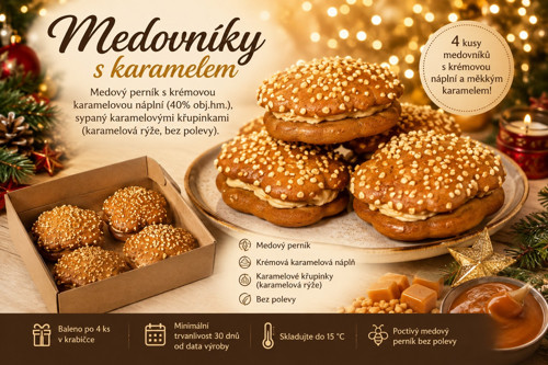Medovníky s karamelem 240 g