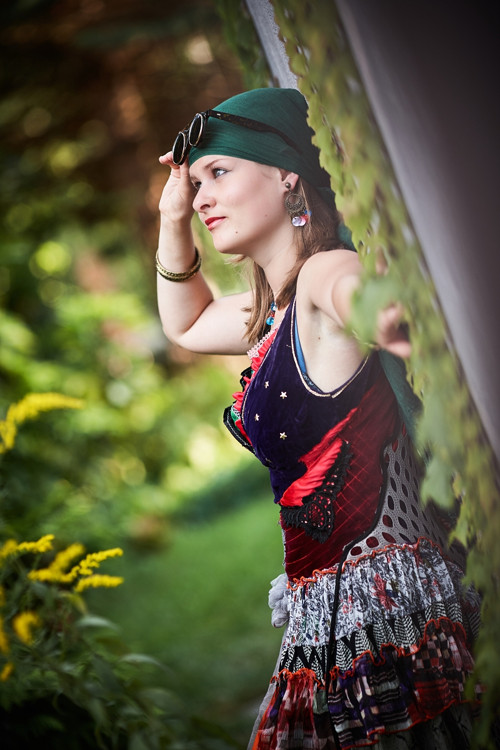 Gypsy šaty extravagantní