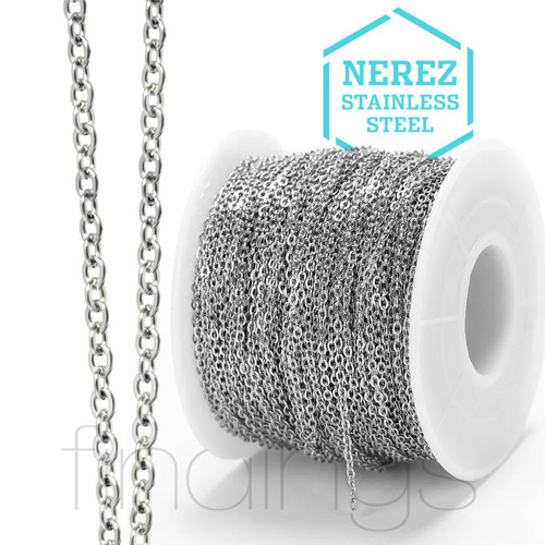 XL balení: 50m > OCEL řetízek 1,5x2mm
