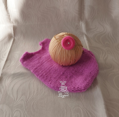 Newborn čelenka růžová
