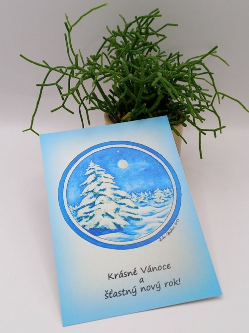 Pohlednice - Zimní krajina