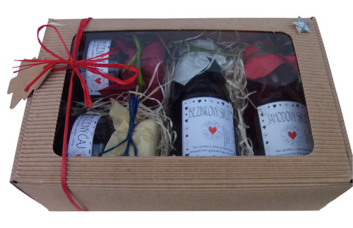 Dárková krabička prázdná 1 (3 x 300 ml, 2 x 300 ml