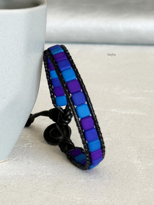 Sweet pastels - wrap náramek pro něj