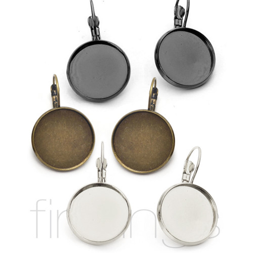 Visací lůžko 20mm / 1 pár / Gunmetal