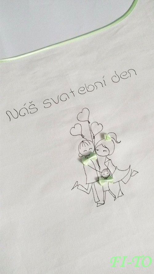 Bryndák pro novomanžele my tři s balonky