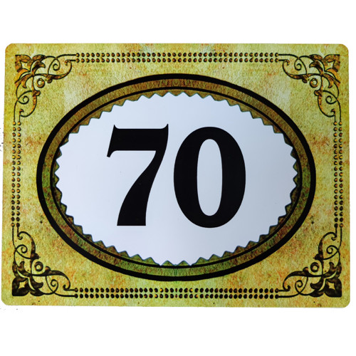 Číslo popisné "767" velikost 20x15cm