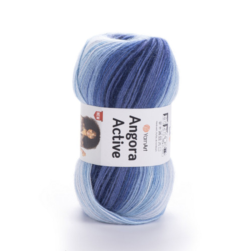 Příze Angora Active - tmavě modrá — foto 1