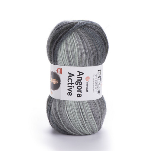 Příze Angora Active - černá — foto 1